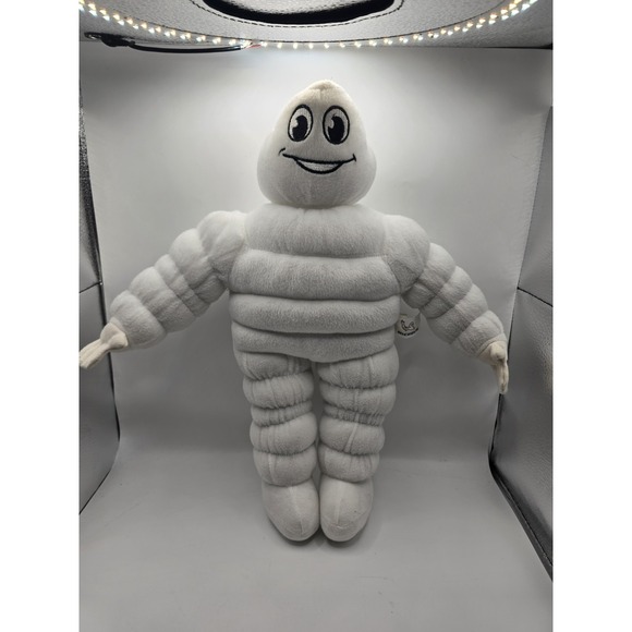 Michelin Other - Michelin Man Promo Plush Stuffed Mascot Soft White Toy Stuffy
